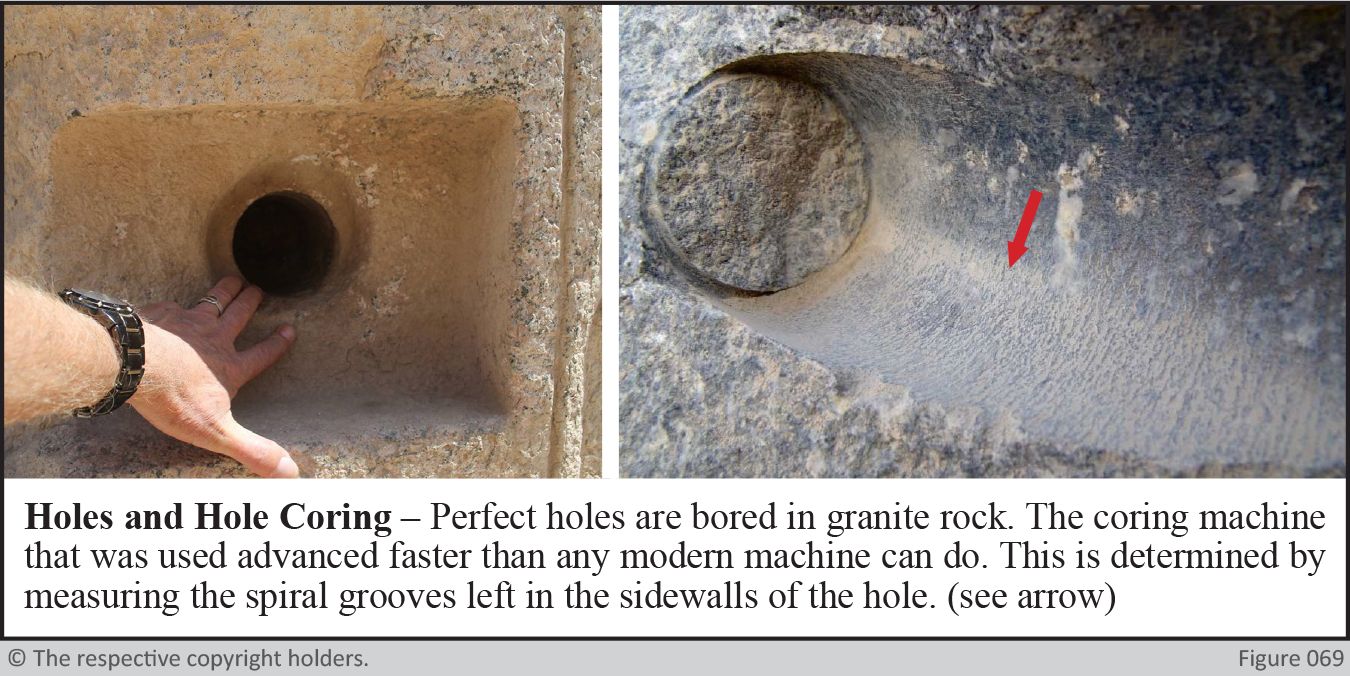 Ancient Stone Cutting - Holes